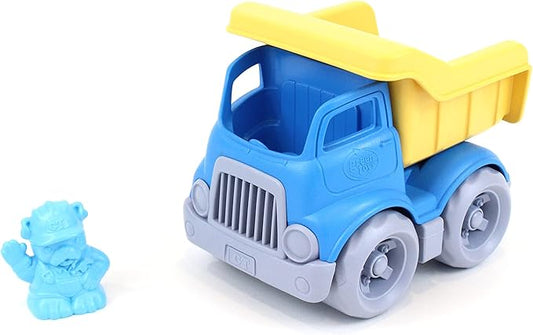 Blue Toys Dumper Construction Truck Blue/ Yellow, 5.75x7.5x5.5, count of 2