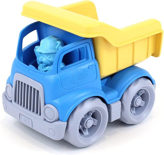 Blue Toys Dumper Construction Truck Blue/ Yellow, 5.75x7.5x5.5, count of 2